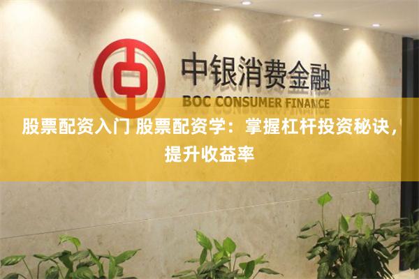 股票配资入门 股票配资学:掌握杠杆投资秘诀,提升收益率